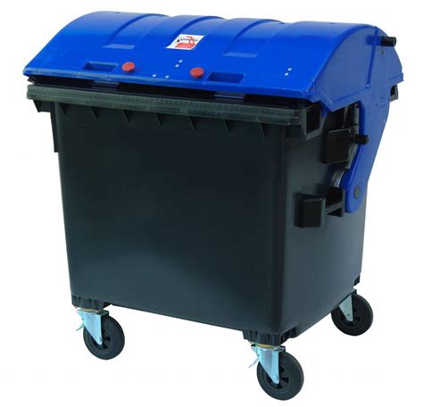 Conteneur à roulette de 1100 litres .